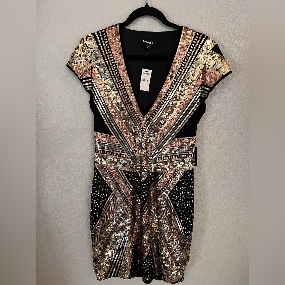 New sequin dress